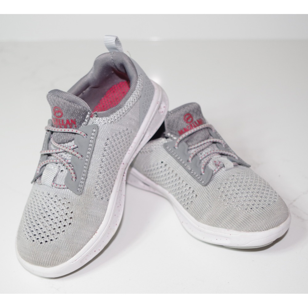 Magellan Outdoors Toddler‎ Boys 9D Gray Red Knit Mesh Slip On Sneakers Size